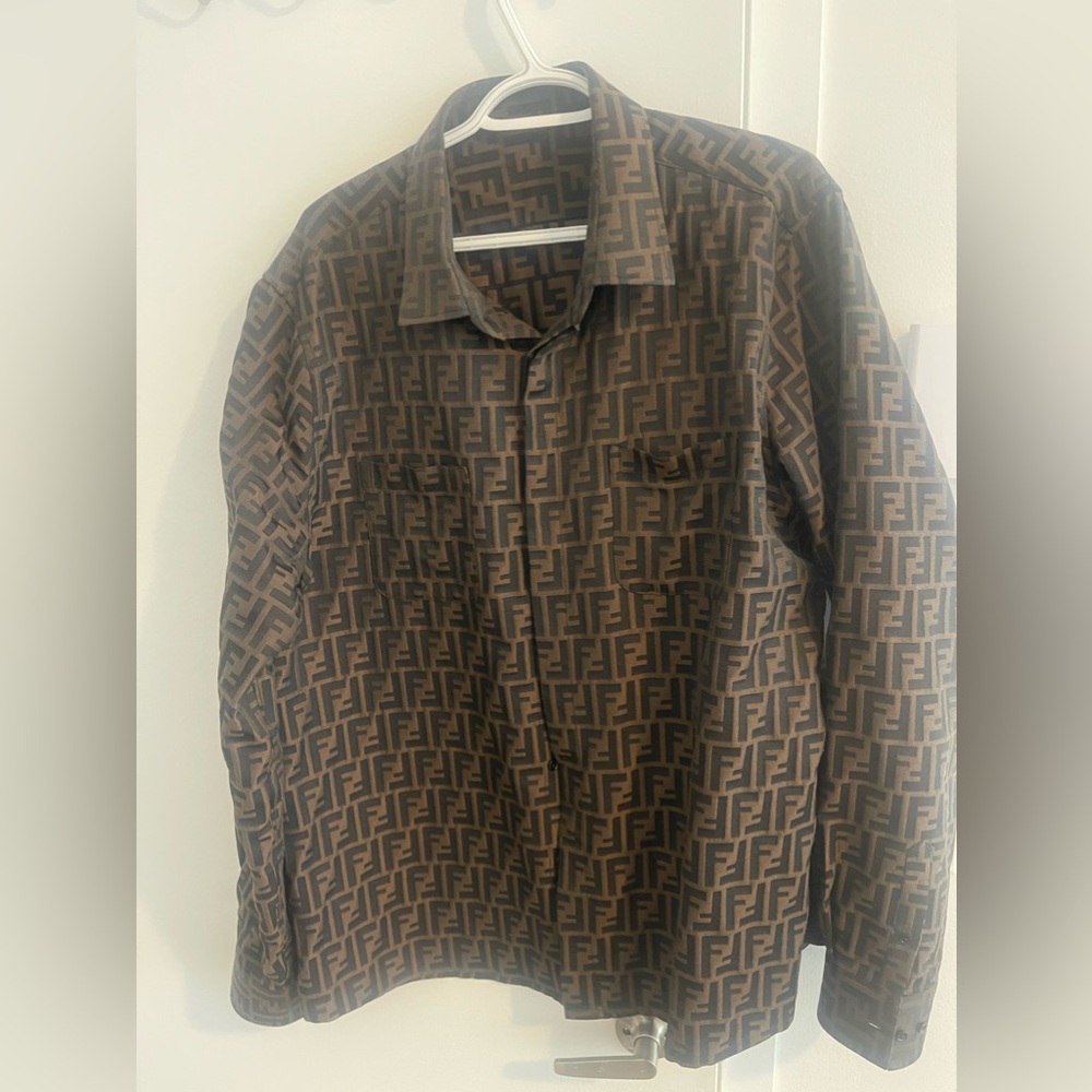 Fendi monogram shirt for men
